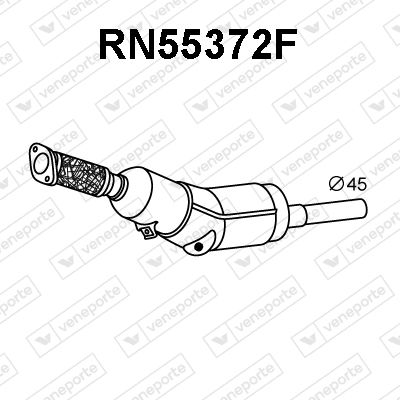 Ruß-/Partikelfilter, Abgasanlage Veneporte RN55372F von Veneporte