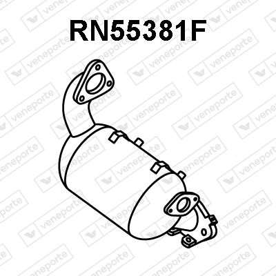 Ruß-/Partikelfilter, Abgasanlage Veneporte RN55381F von Veneporte