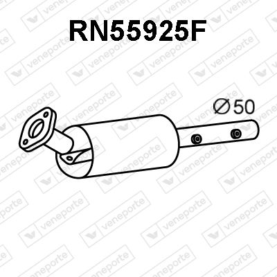 Ruß-/Partikelfilter, Abgasanlage Veneporte RN55925F von Veneporte