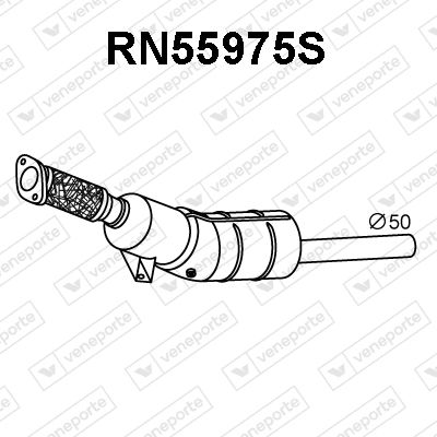 Ruß-/Partikelfilter, Abgasanlage Veneporte RN55975S von Veneporte