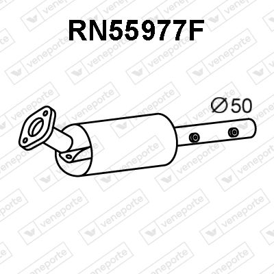 Ruß-/Partikelfilter, Abgasanlage Veneporte RN55977F von Veneporte