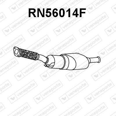 Ruß-/Partikelfilter, Abgasanlage Veneporte RN56014F von Veneporte