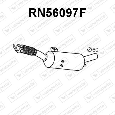 Ruß-/Partikelfilter, Abgasanlage Veneporte RN56097F von Veneporte