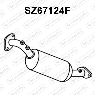 Ruß-/Partikelfilter, Abgasanlage Veneporte SZ67124F von Veneporte