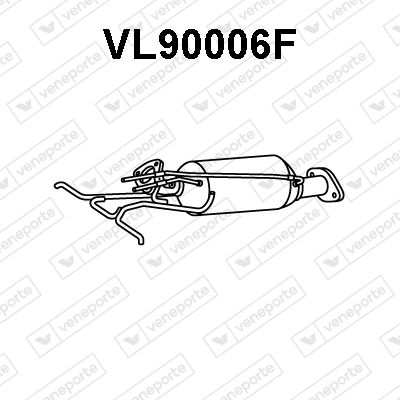 Ruß-/Partikelfilter, Abgasanlage Veneporte VL90006F von Veneporte