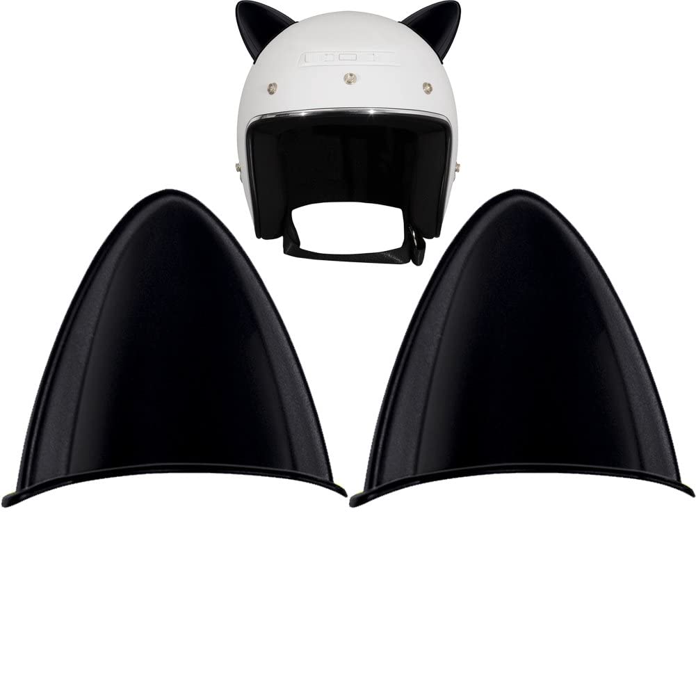 Katzenohren Helme Aufkleber Stick Auf Katzenohren Ornament Süßes Auto Motocross Aufkleber Für Helme Dekoration Zubehör von Vepoty