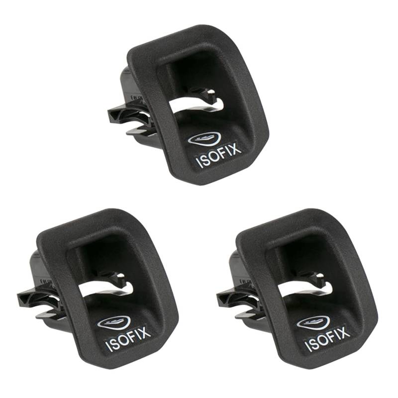 Verasail 3X 1769230100 Kindersitz Isofix Adapter Abdeckung für A- W176 Gla200 Gla220 Gla260 Schwarz von Verasail