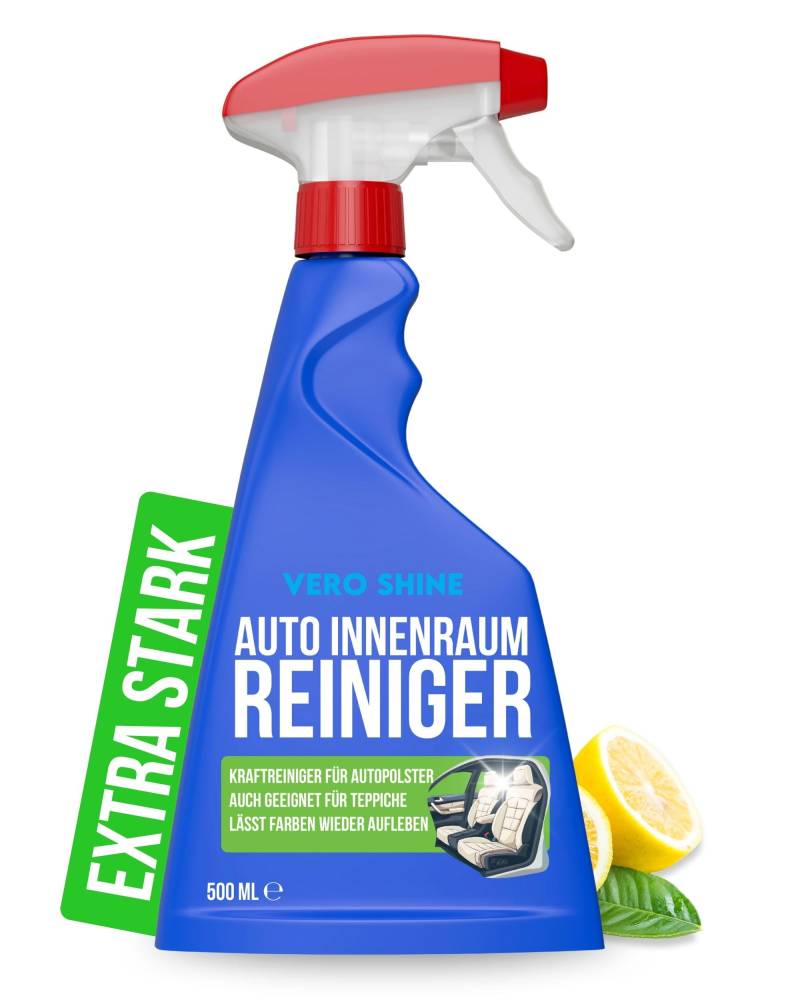 Vero Shine Auto Innenraum Reiniger (500ml), Autositz Reiniger, Auto Polsterreiniger von Vero Shine