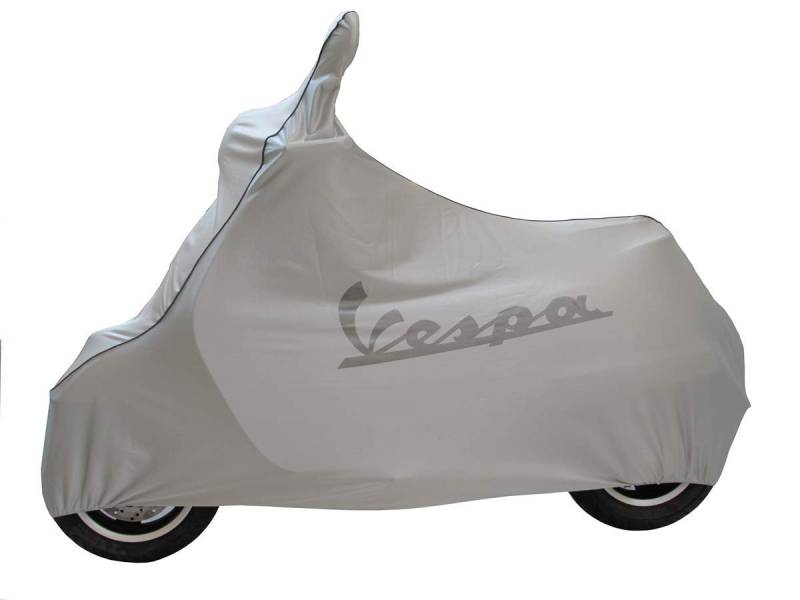 Original Vespa 605420M Roller-Abdeckung für Innenräume, OEM-Staubschutz für GTS, GTS Super, GTV, GT200, GT60 Modelle, Grau von Vespa