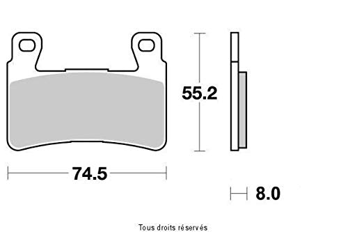 Bremsbelag Vesrah für Motorrad Honda 1300 Cb N/S 2003 bis 2005 AVG/AVD von Vesrah