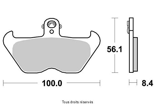 Bremsbelag vesrah für Motorrad bmw 1000 k 100 rs 1989 bis 1992 avg / avd neu von Vesrah