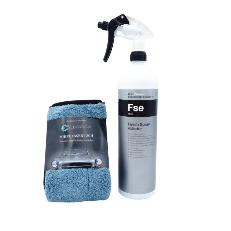 Koch Chemie Fse Finish Spray Exterior Detailer 1 Liter Spray Set (Sprühkopf + Mikrofasertuch) von Veteranicar