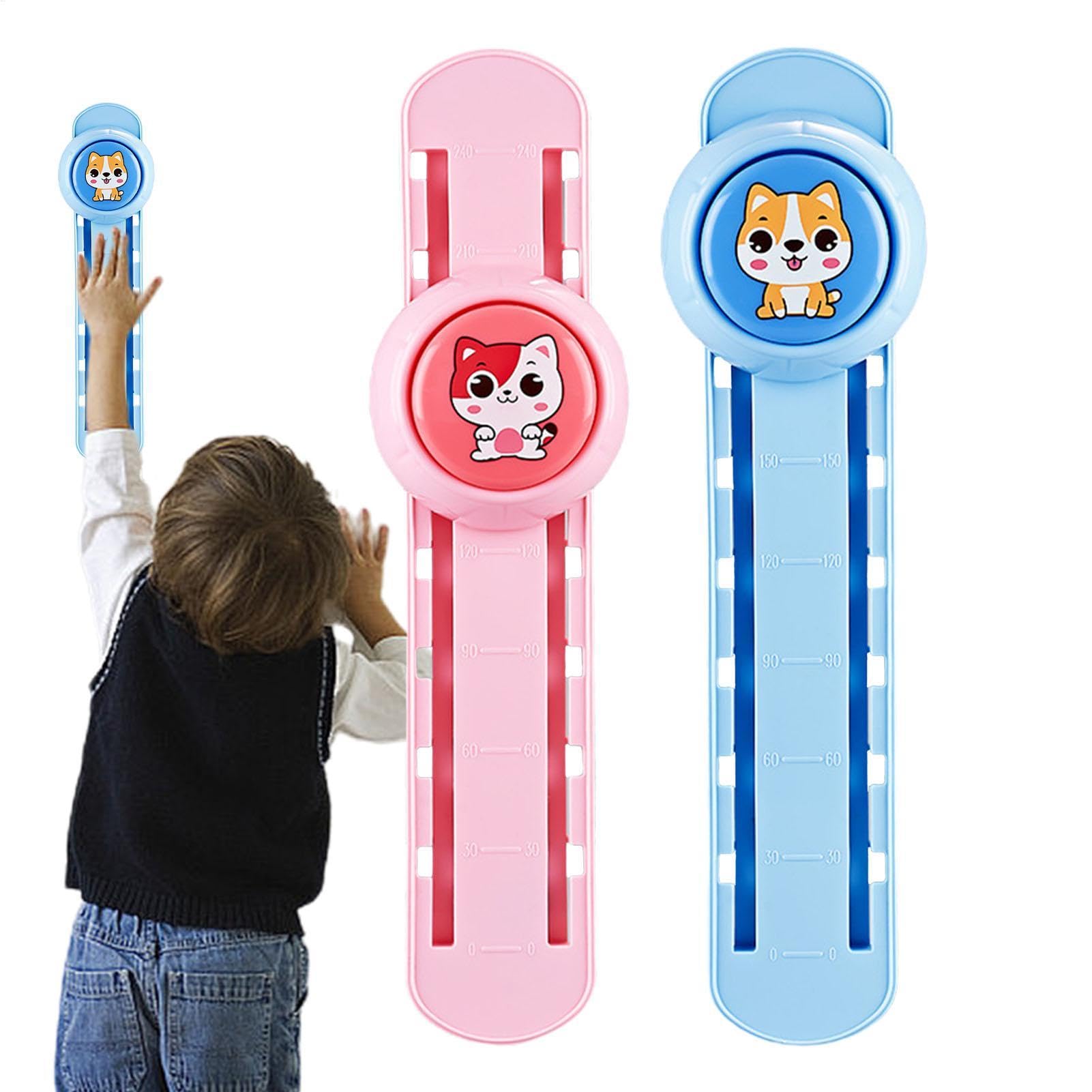 Vertikaler Sprungtrainer für Kinder,Sprungzähler für Kinder,Indoor-Vertikalsprungtrainer für Kinder mit verstellbarer Rutsche | Höhentrainings-Touch-Counter für und Mädchen von Vgvgaj