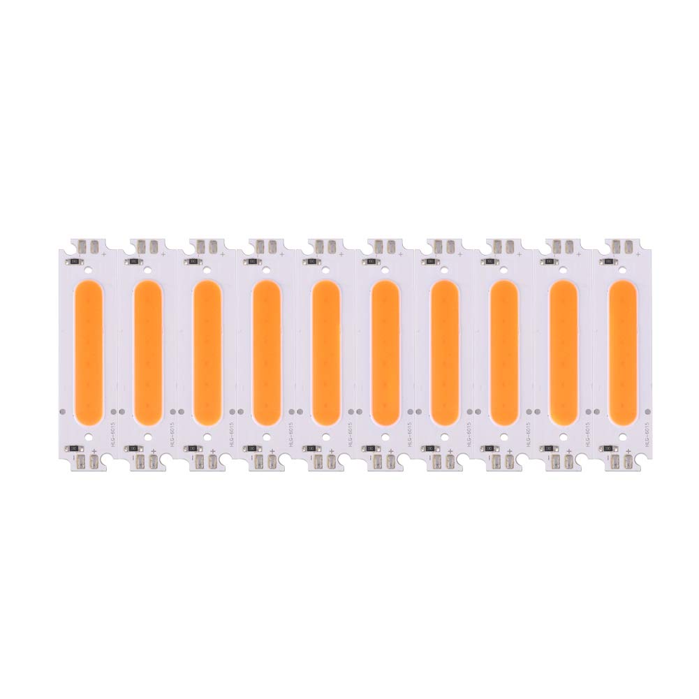 10pcs 2W COB -Chip -Lichtquelle, Hocheffiziente DIY -LED -COB -Lichtquelle, Mehr Als 100 Lm/w, Autolichter für DIY -Lampe -Beleuchtung Leicht zu Löst die Wärme, (Rot) von ViaGasaFamido