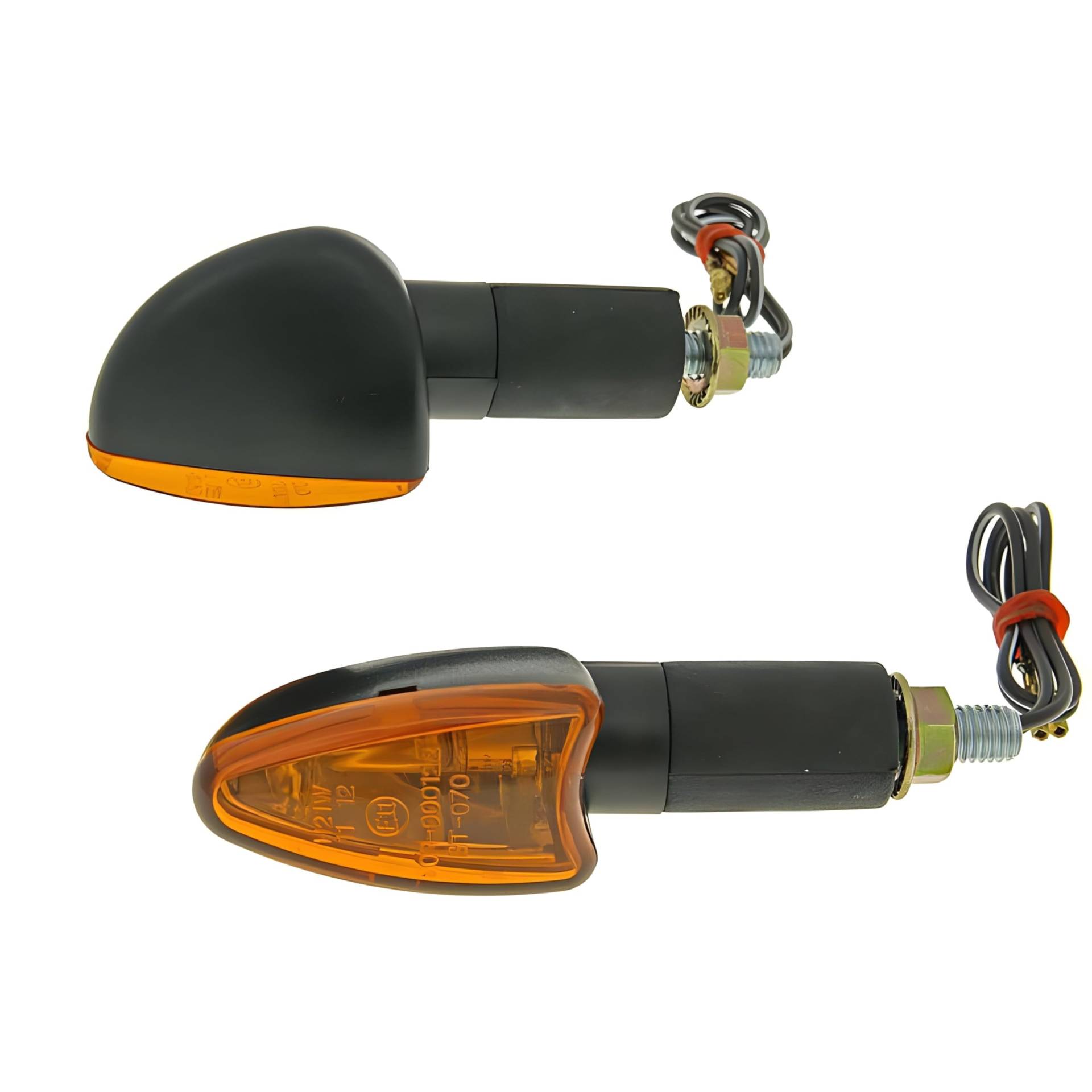 Vicma Blinker Set M8 schwarz Edge orange, lang von Vicma