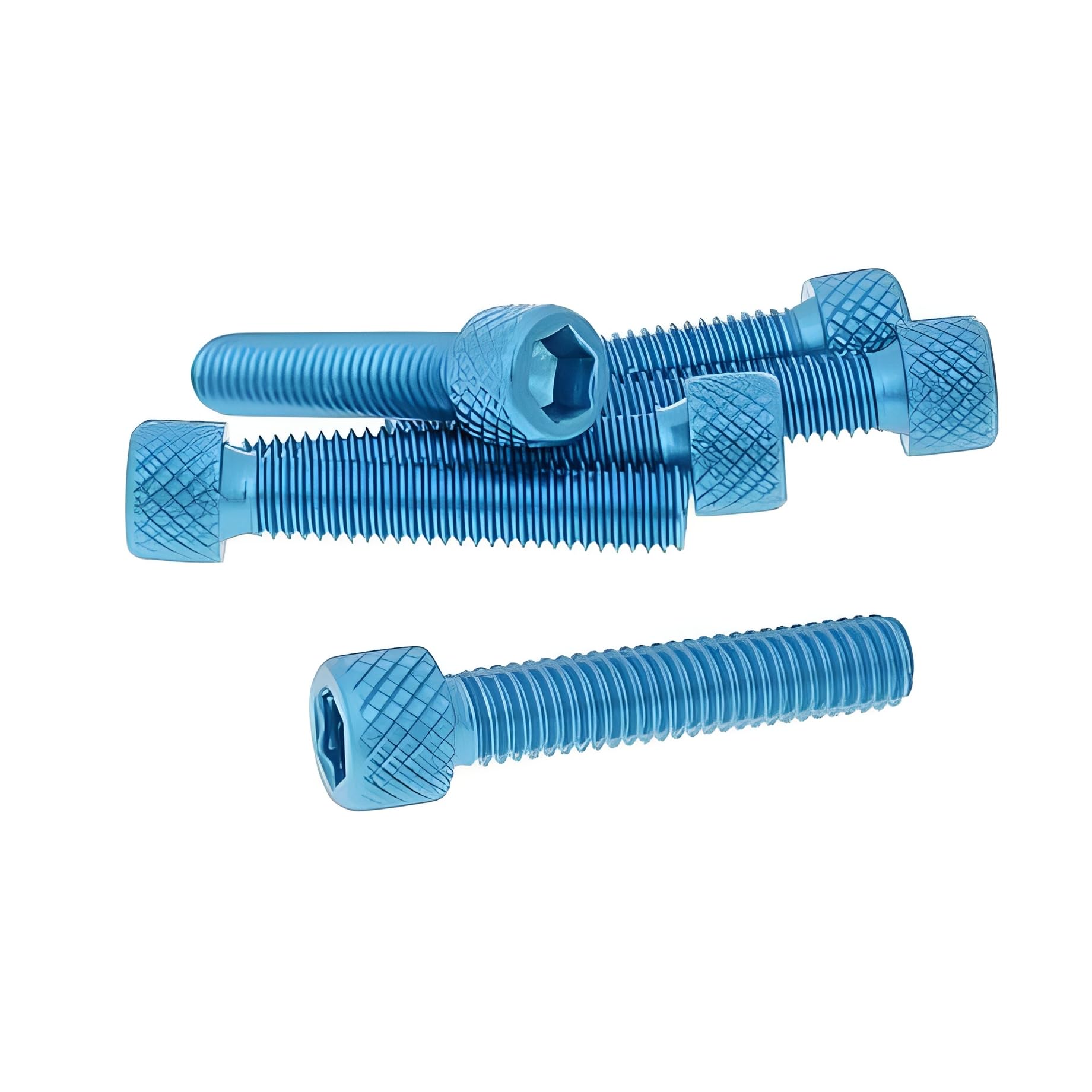 Screw Set 6 Pieces Hex Blue – M6 x 30 von Vicma