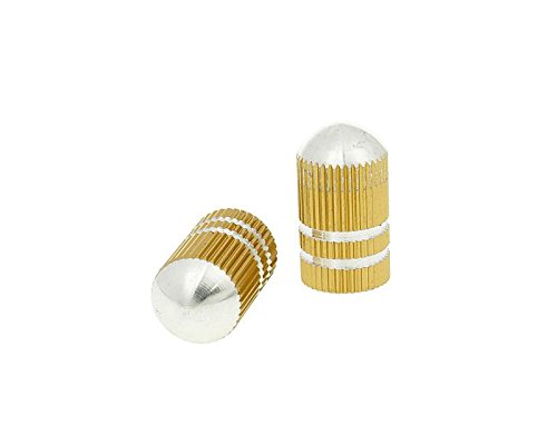 Ventilkappen Set Bullet gold - universal von Vicma