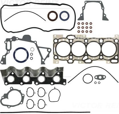 Motor Dichtungsvollsatz Kompatibel mit Hyundai i10 I PA 2010-2013 von Autoteile Gocht von Victor Reinz