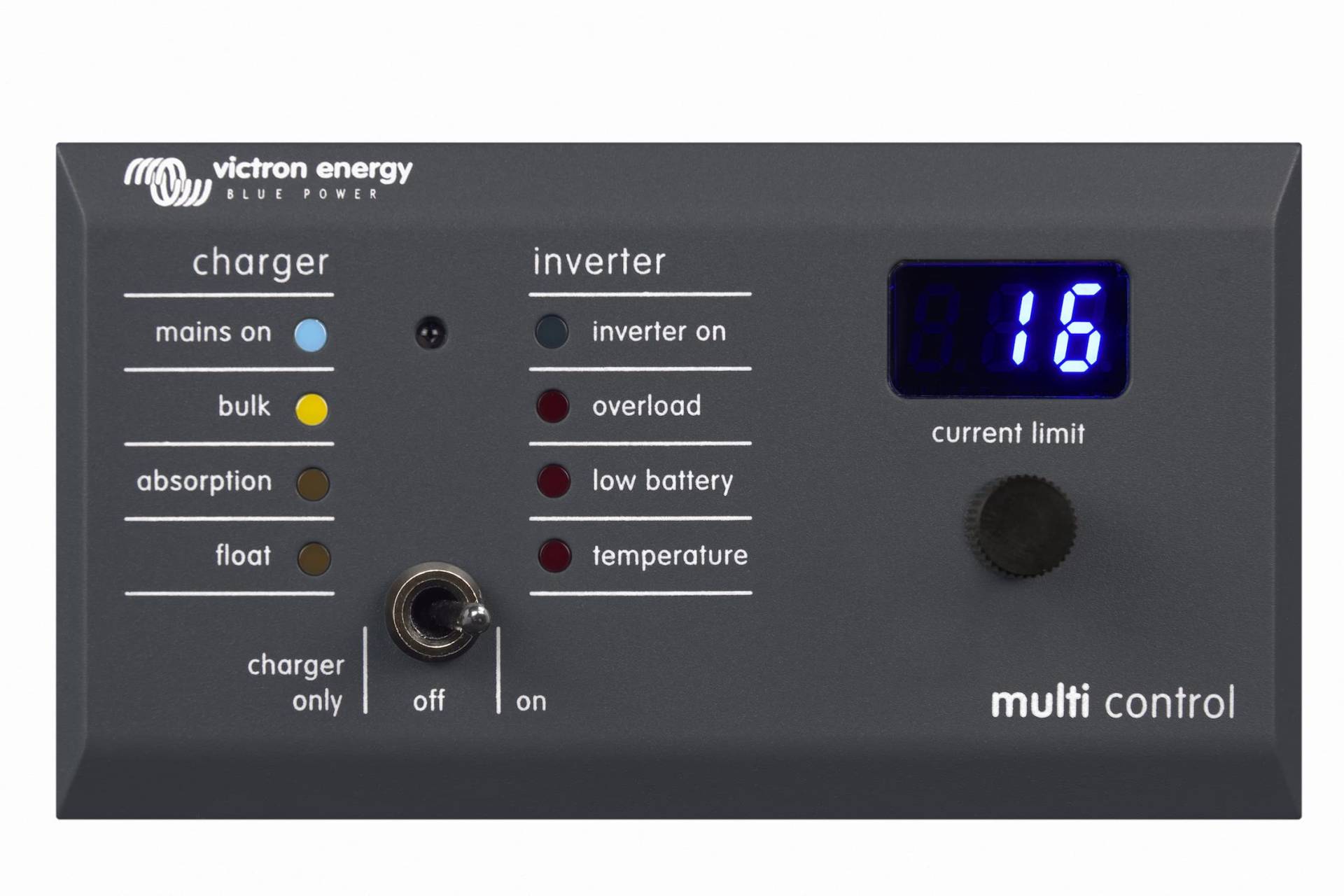 Victron Energy 200/200 Ampere Digitales Multi-Bedienfeld GX von Victron Energy