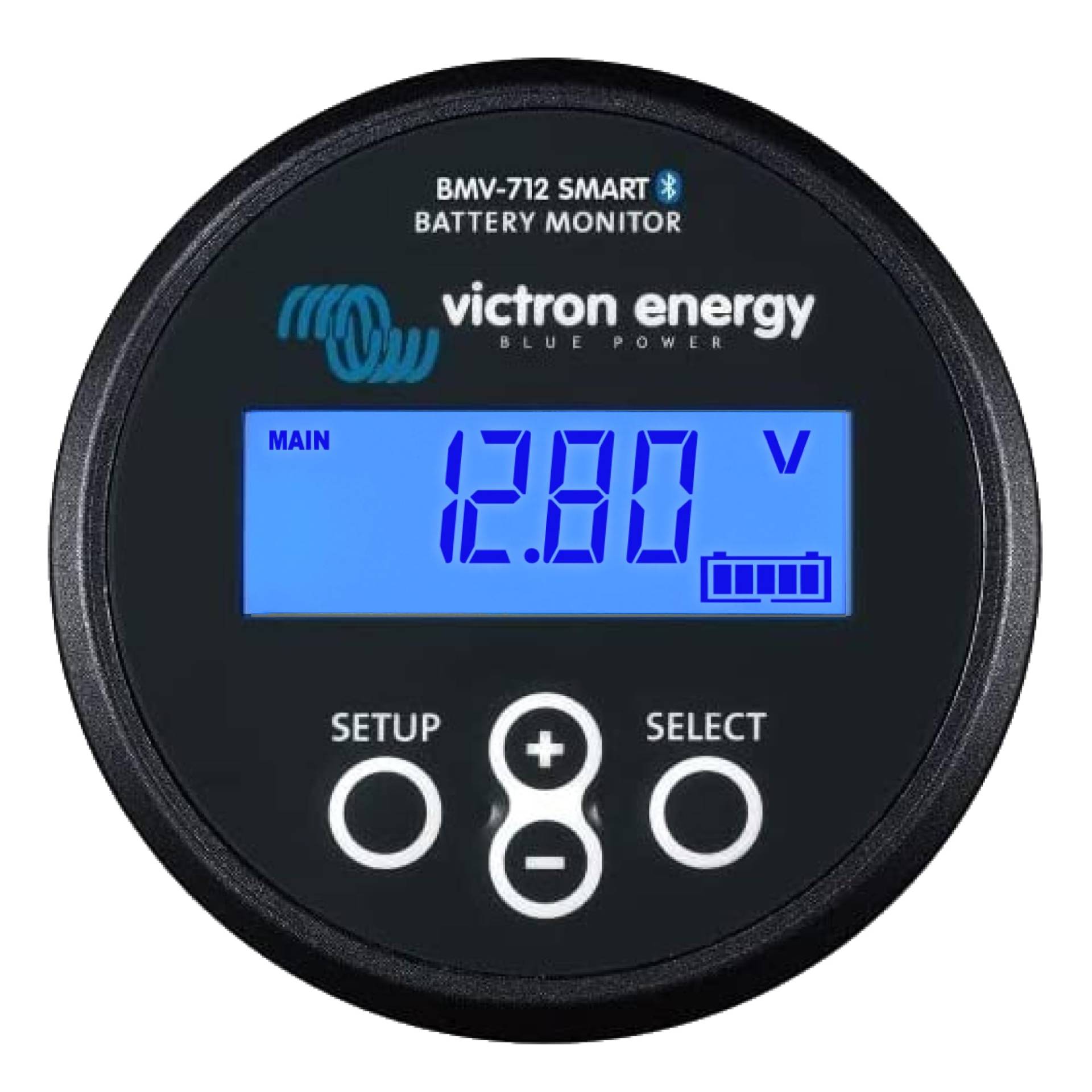 Victron Energy BMV-712 Smart Batteriemonitor - 6.5-70 VDC - Fungiert als Batteriewächter - Display und Bluetooth - Schwarz von Victron Energy