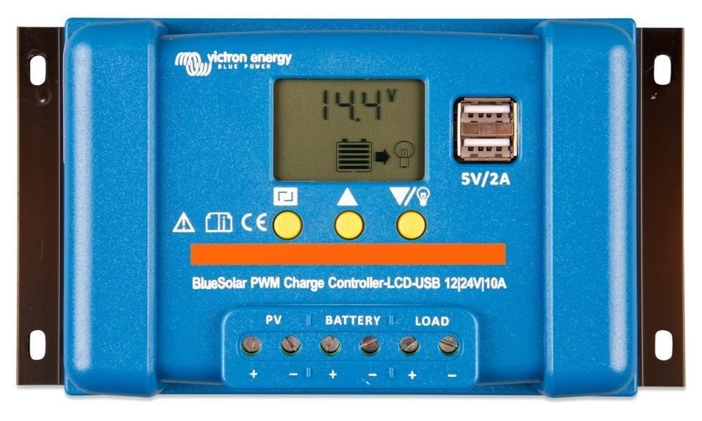 Victron Energy BlueSolar PWM-LCD&USB 12/24-Volt 30 Amp Solar Laderegler von Victron Energy