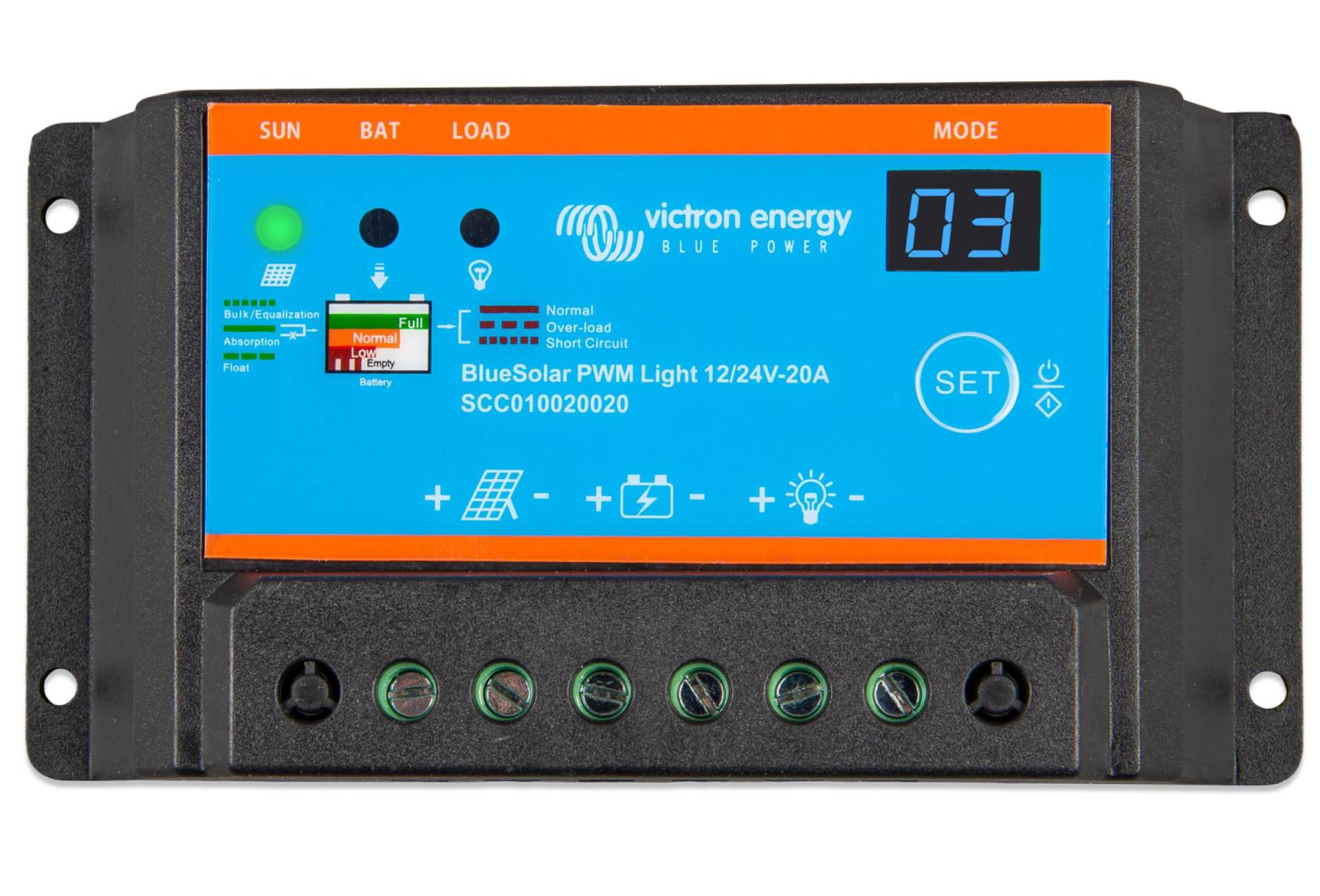 Victron Energy BlueSolar PWM-light 12/24-Volt 20 Amp Solar Laderegler von Victron Energy