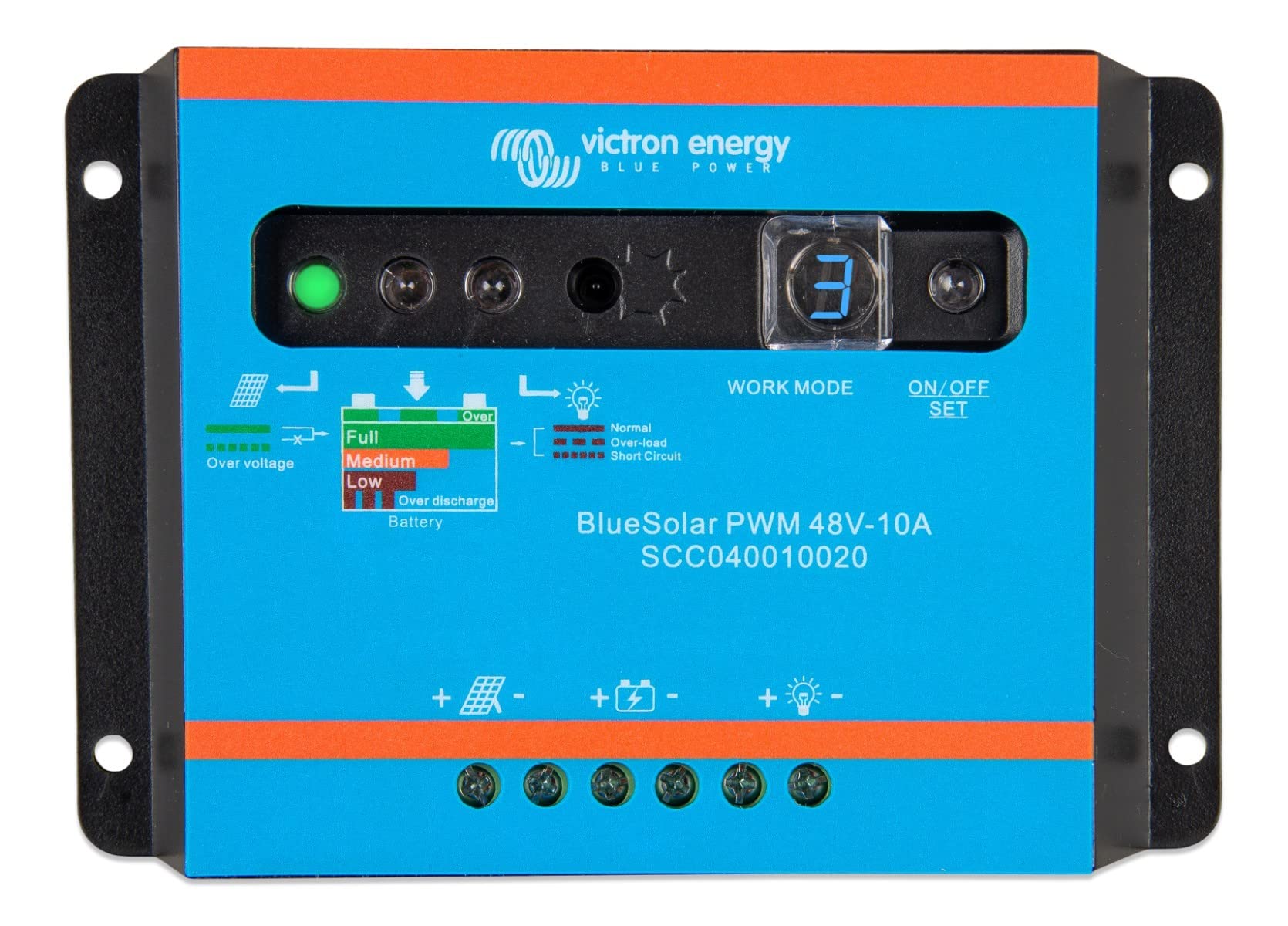 Victron Energy BlueSolar PWM-light 48-Volt 10 Amp Solar Laderegler von Victron Energy