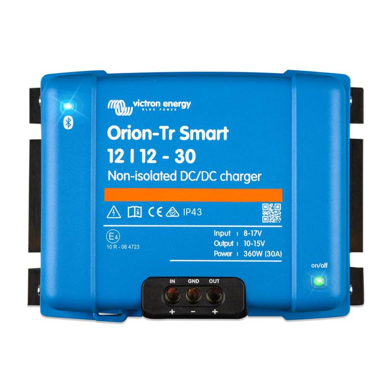 Victron Energy Orion-Tr Smart 12/12-Volt 30 Amp 360-Watt DC-DC Ladebooster, Nicht isoliert (Bluetooth) von Victron Energy