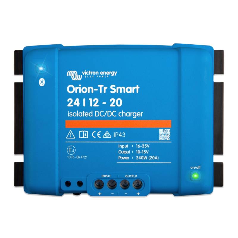 Victron Energy Orion-Tr Smart DC-DC Ladebooster (Bluetooth) - 24/12V, 20 Amp, 240-Watt - Batterie Ladegerät für Doppelbatteriesysteme - Isoliert von Victron Energy