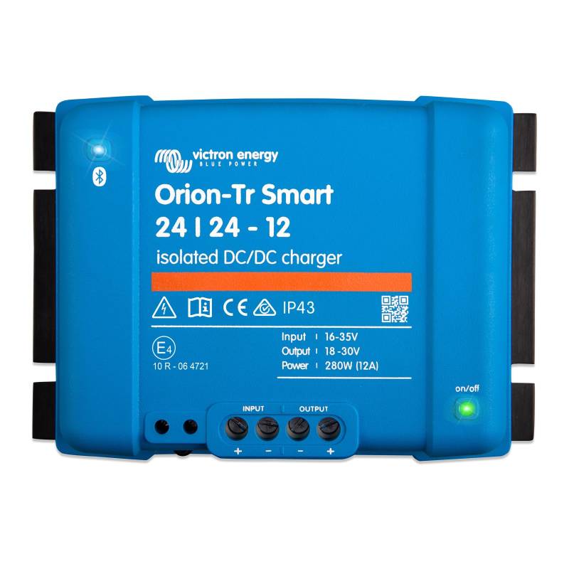 Victron Energy Orion-Tr Smart DC-DC Ladebooster (Bluetooth) - 24/24V, 12 Amp, 280-Watt - Batterie Ladegerät für Doppelbatteriesysteme - Isoliert von Victron Energy