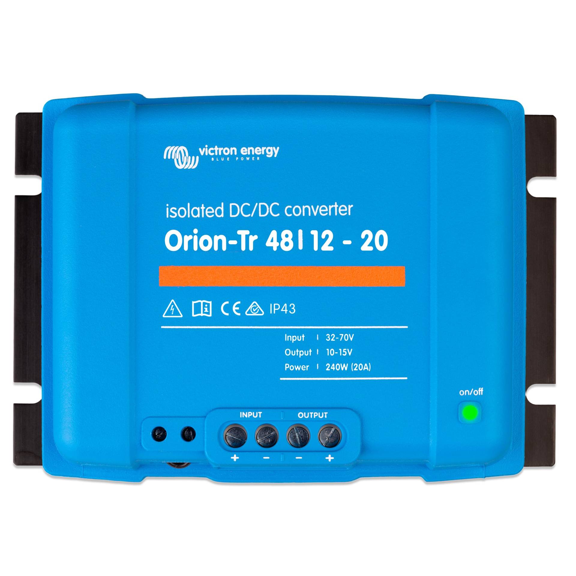 Victron Energy Orion-Tr Spannungswandler - 48/12-Volt 20 Ampere 240-Watt - IP43 Geschützt - DC-DC Konverter für Doppelbatteriesysteme - Isoliert von Victron Energy