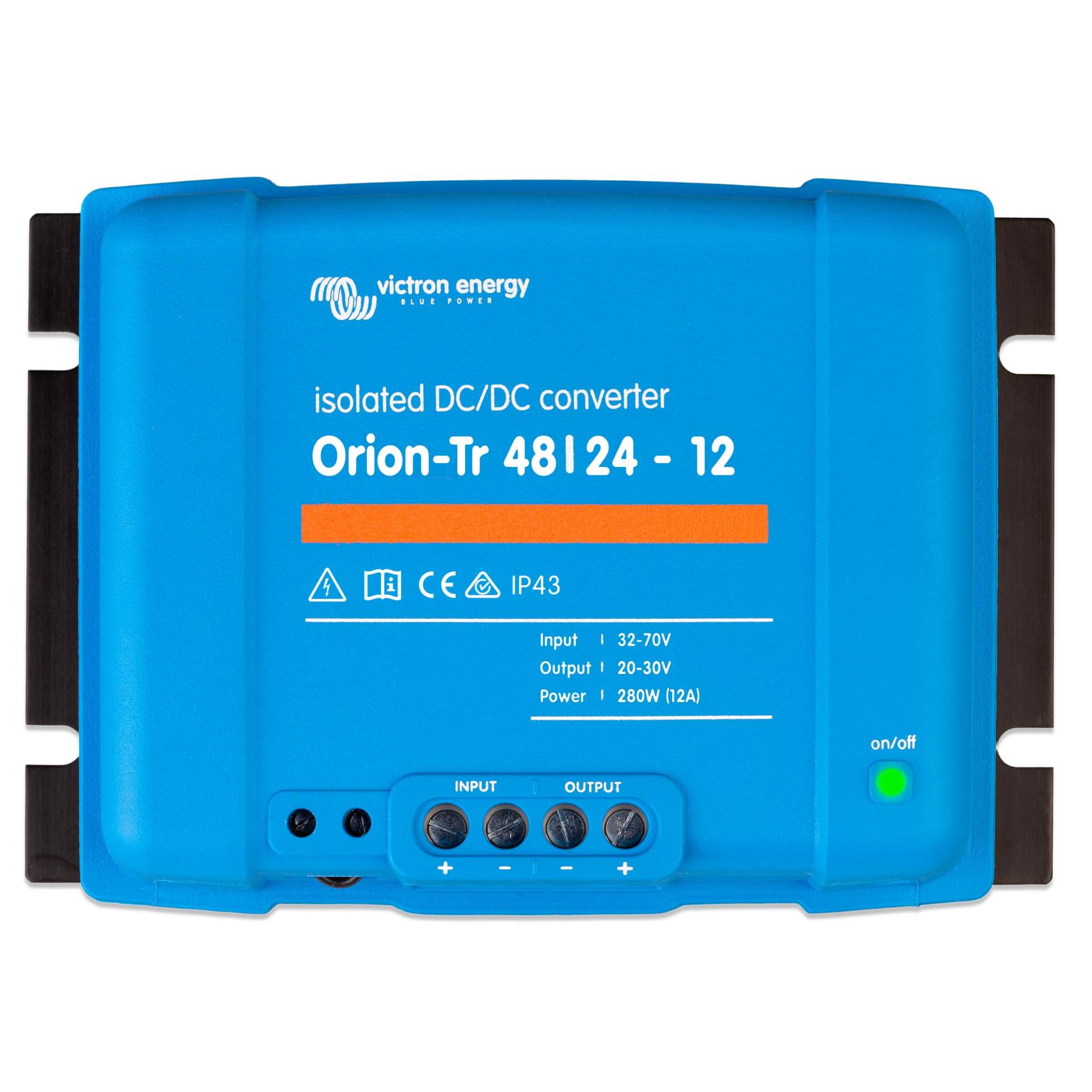 Victron Energy Orion-Tr Spannungswandler - 48/24-Volt 12 Ampere 280-Watt - IP43 Geschützt - DC-DC Konverter für Doppelbatteriesysteme - Isoliert von Victron Energy