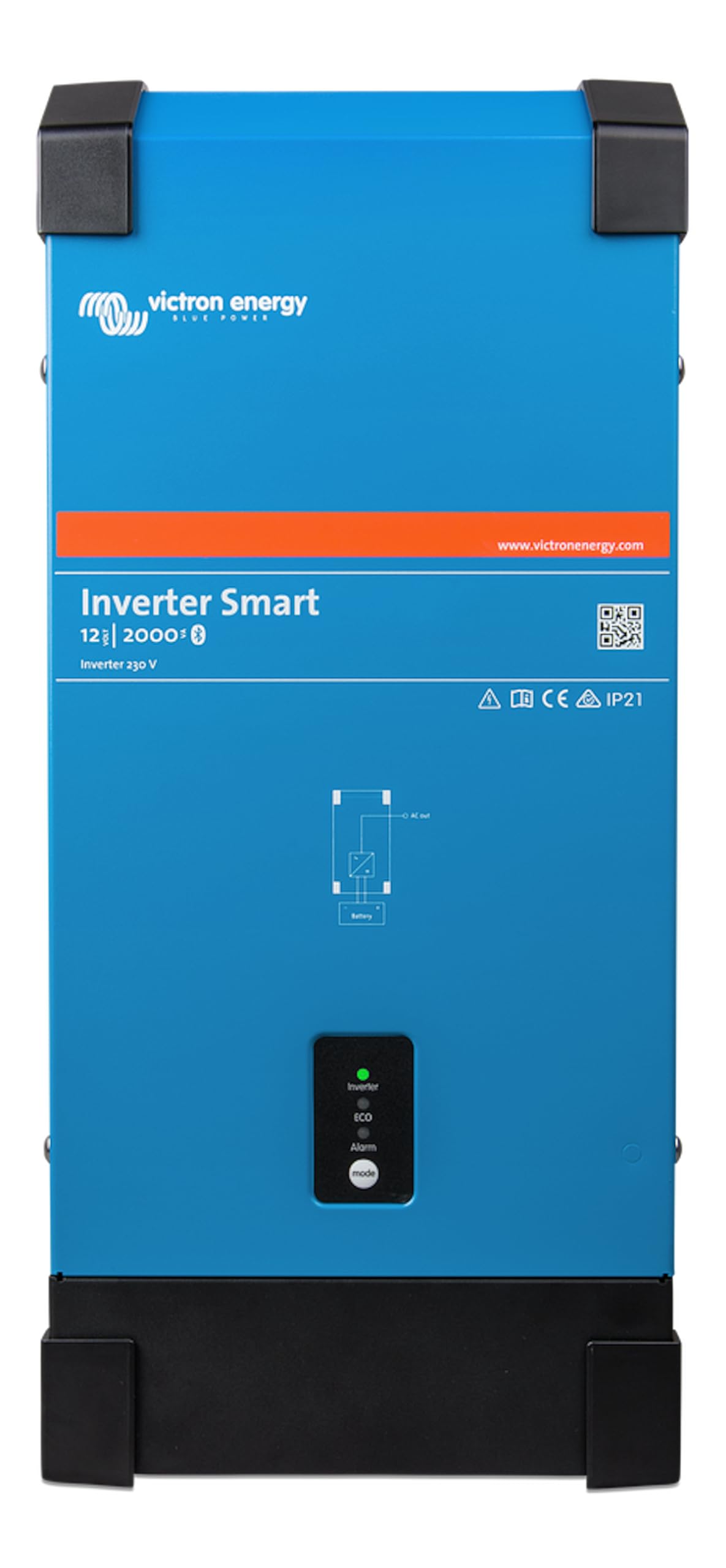 Victron Energy Smart 2000VA 12-Volt 230V AC Reiner Sinus Wechselrichter von Victron Energy