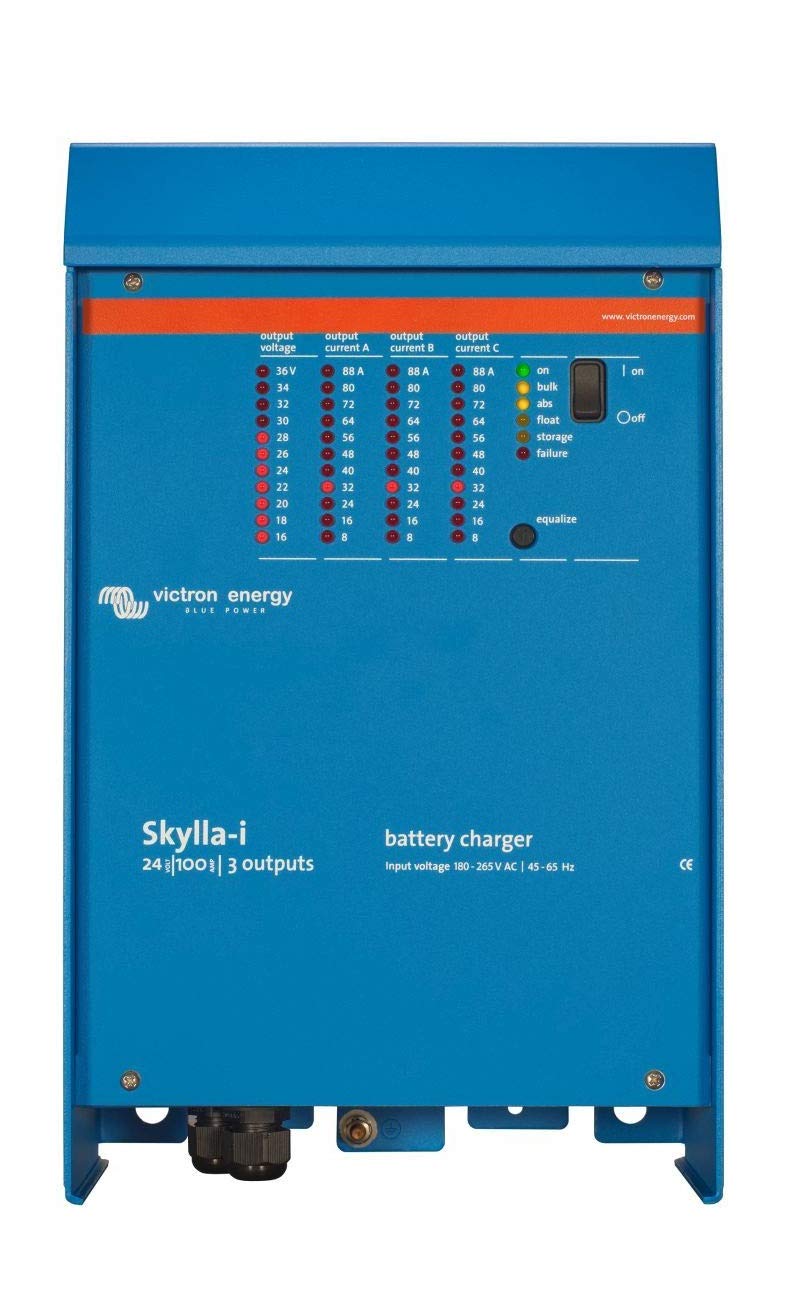 Victron Energy Skylla-i 24-Volt 100 Ampere 230V Batterie-Ladegerät, 3 isolierte Ausgänge von Victron Energy