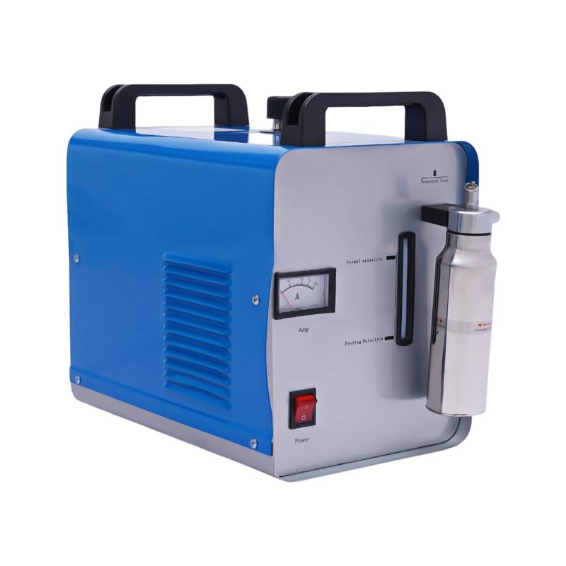 HHO Gasflamme Generator 75L/H, 220V H160A Sauerstoff Wasserstoff Poliermaschine, Acryl Fackel Polierend Maschine mit 2 Spitzen, Stromkabel, Schlauch und Trichter 45 * 28 * 36cm von Vielrosse