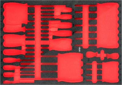 Vigor 2-Komponenten Weichschaum-Einlage - leer - für V6813 [Hersteller-Nr. V6813-L] von Vigor