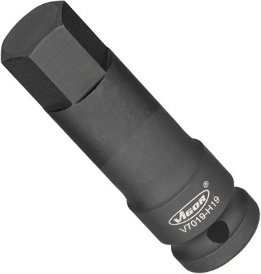 Vigor Schlagschrauber Schraubendreher-Einsatz - 1/2 -Sechskant - 19mm [Hersteller-Nr. V7019-H19] von Vigor