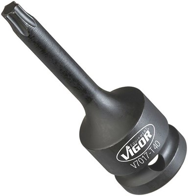 Vigor Schlagschrauber Schraubendreher-Einsatz - 1/2 - TORX® - T40 [Hersteller-Nr. V7017-T40] von Vigor