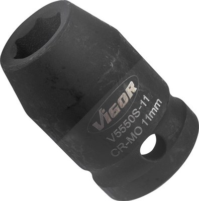 Vigor Schlagschrauber Steckschlüsseleinsatz - 1/2 - Sechskant - 11mm [Hersteller-Nr. V5550S-11] von Vigor