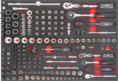 Vigor Steckschlüssel Satz - Anzahl Werkzeuge: 165 [Hersteller-Nr. V6821] von Vigor