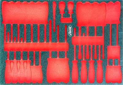 Vigor 2-Komponenten Weichschaum-Einlage - leer - für V4230 [Hersteller-Nr. V4231] von Vigor