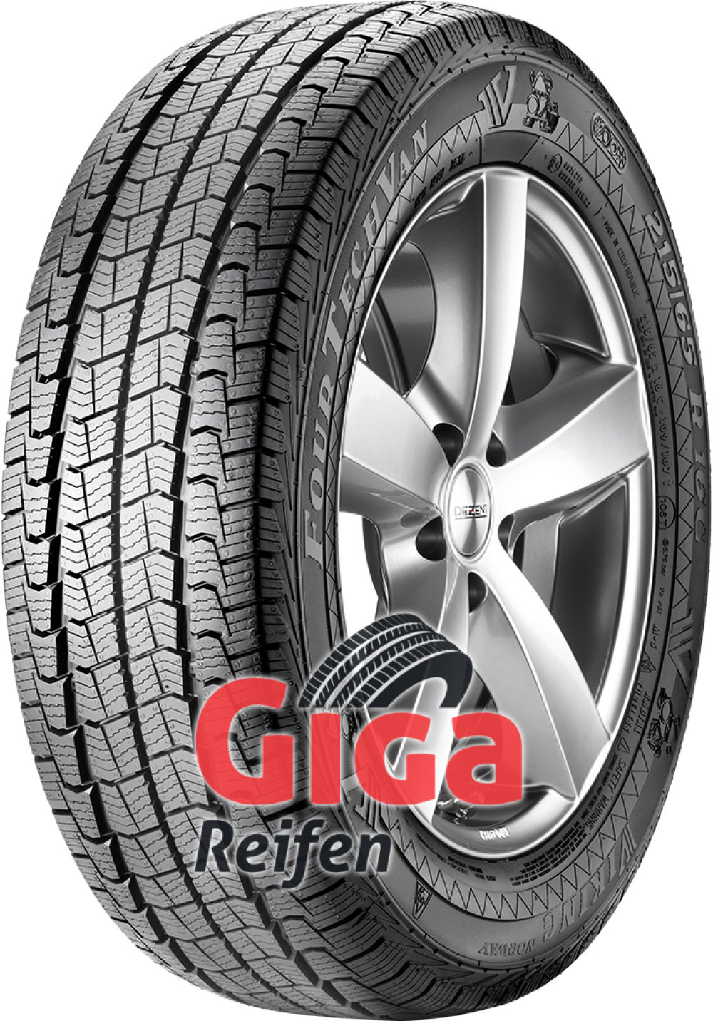 Viking FourTech Van ( 195/65 R16C 104/102T 8PR Doppelkennung 100T ) von Viking