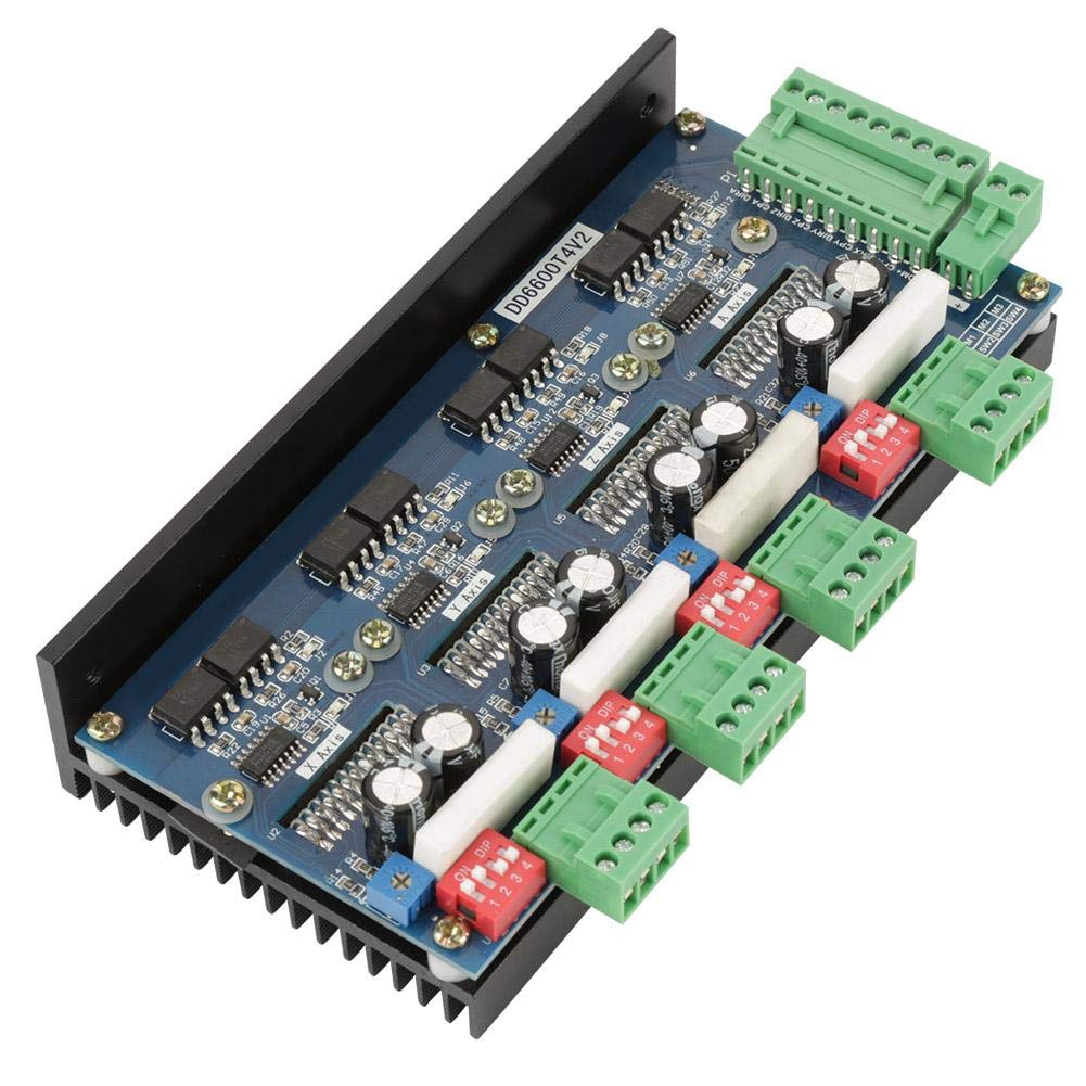 Motortreiberplatine, TB6600 4A Treiber Controller Platine für CNC 4 Achsen 2 Phasen Schrittmotor von Vikye