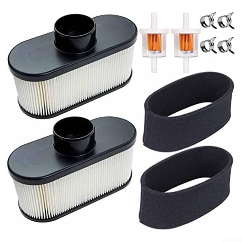 Vilgftyiet Rasenmäher-Luftfilter-Set, kompatibel mit 11013-0752 11013-0726 11013-7049 11013-7047 11013-7046 9999-0384 MIU12555 603059 102-4 42 x 3 cm. 00-X590 Ersatzset von Vilgftyiet