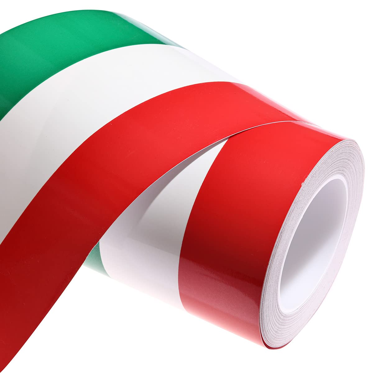 Vinciann Rolle Aufkleber Flagge Italien 200 x 7,5 cm Dekoration Auto Auto Dreifarbe Italienisch Racing Style von Vinciann