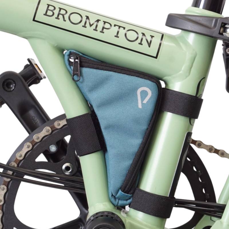 Vincita BOOMERANG BAG - Rahmentasche für Brompton Bike - Fahrradzubehör (Blau) von Vincita