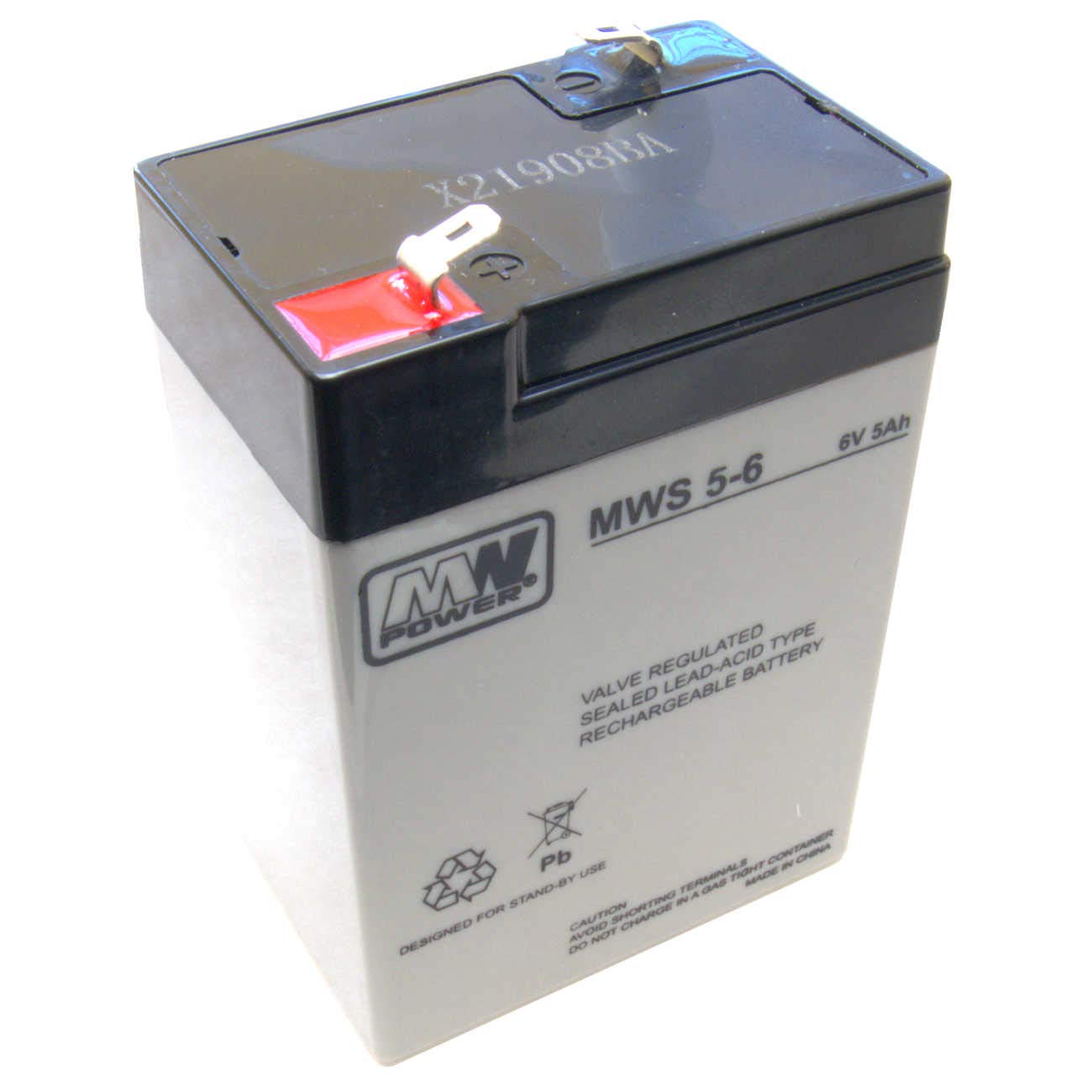 ORIGINAL MWPOWER BLEI GEL AKKU BATTERIE 6V / 5Ah / MWS 5-6 von Vinitech