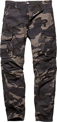 Vintage Industries Reef Camo, Cargohose - Dunkelbraun/Schwarz/Dunkelbeige - 4XL von Vintage Industries