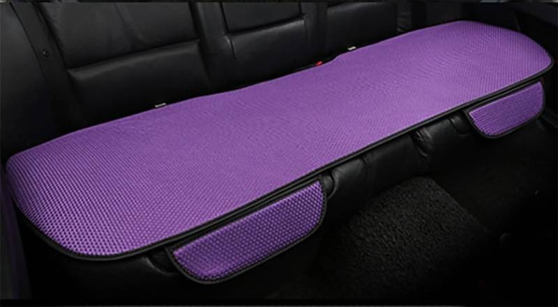 Vinxan Breathable & Anti-Slip Cotton Car Seat Covers,Ice Silk Non-slip Car Seat Pad for Summer Breathable and Refreshing,Ice Pack for Car Seat,Cooling Seat Covers for Cars (Purple, Back) von Vinxan