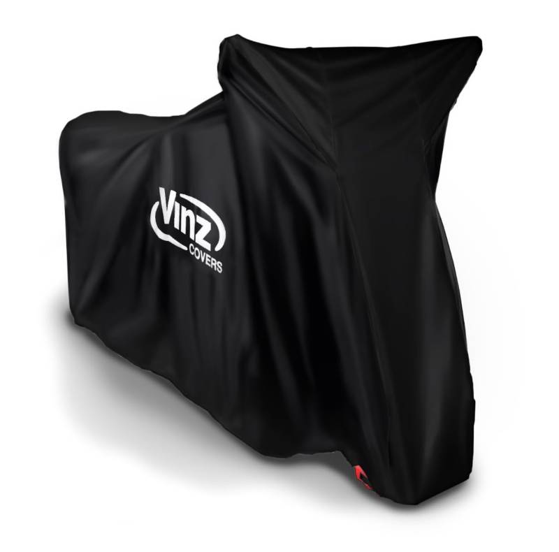 VINZ Motorradabdeckung | Wasserdicht und UV-Schutz | Staubdicht Abdeckplane Motorradplane Cover | Outdoor & Indoor | Atmungsaktiv und Winterfest von Vinz